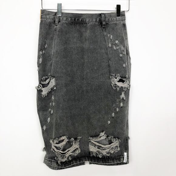One by One Teaspoon Free Love Denim Skirt - 26 - Picture 2 of 9